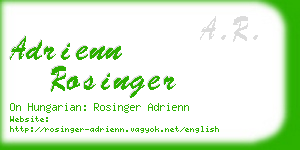 adrienn rosinger business card